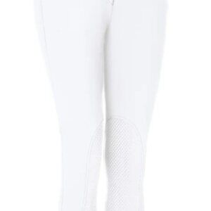 Pikeur Women's White Knee Patch Breeches - EU 38 / US 26